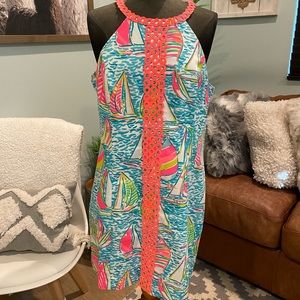 Lilly Pulitzer Sasha dress sz 14 Ugotta Regatta